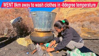 ATE HI GER WALO N KAAM P LGA DIYA😢LIFE UNDER COLD DESSERT MOUNTAIN spiti dailyvlog [upl. by Ientruoc]