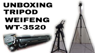 UNBOXING TRIPOD WEIFENG WT3520 [upl. by Fairfield]