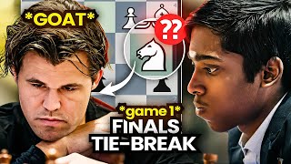 Magnus is called GOD of ENDGAME for a Reason  Pragg vs Carlsen  World Cup 2023 Finals [upl. by Ytissahc]