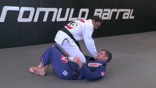 Romulo Barral Teaches Knee Slice Cross Choke From Half Guard [upl. by Airehc162]