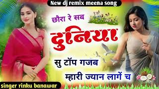 सब दुनिया सु टॉप गजब म्हारी ज्यान लागे चrinkumeenamusicnew dj song singerrinkubanawar [upl. by Initof]