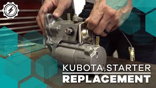 Kubota Starter Replacement [upl. by Adnwahsal]