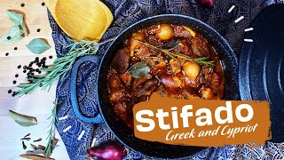 Stifado  Traditional Greek and Cypriot Winter Dish [upl. by Eimam]