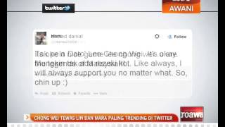 Chong Wei tewas Lin Dan mara paling trending di Twitter [upl. by Ainyt]