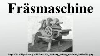 Fräsmaschine [upl. by Hemminger]