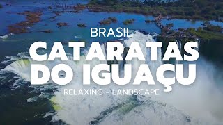 BRAZIL Cataratas do Iguaçu 4K DRONE VIEW  RG CAM 4k [upl. by Aehsila]