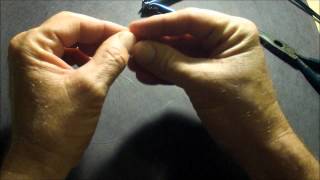 HOW TO TIE A TREBLE HOOK KNOT [upl. by Noffets]