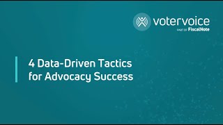 4 DataDriven Tactics for Advocacy Success [upl. by Melliw565]