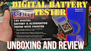 Sealey BT2012v2 Digital Battery Tester  Unboxing and Review [upl. by Gersham]