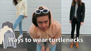 10 Ways To Wear Turtlenecks [upl. by Lenahs]