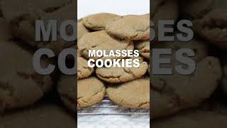 Soft Chewy Molasses Cookies Recipe shorts [upl. by Manlove]