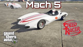 How To Make The Mach 5 Speed Racer On GTA 5  Hana x Bana [upl. by Merissa]