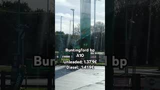 17  10  24  petrolprice buntingford a10 england petrol prices bp londis [upl. by Notsehc]