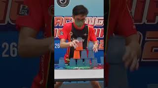 Fastest sport stacking individual cycle  4881 seconds by Chan Keng Ian 🇲🇾 [upl. by Palocz]