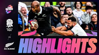 HIGHLIGHTS  ENGLAND V NEW ZEALAND  AUTUMN NATIONS SERIES 2024 [upl. by Mattox]