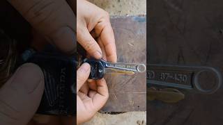 Turn a wrench into a multipurpose wrench part 1 [upl. by Nelrsa]