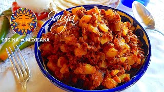 Papas con Chorizo [upl. by Menashem]