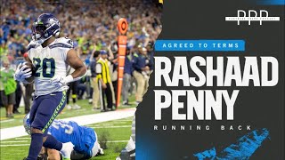 Panthers Sign RB Rashaad Penny  Where Does This Place Myles Sanders [upl. by Slein]