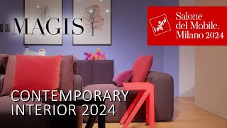 Contemporary interior by Magis Review of new furniture at Milan Salone del Mobile 2024 [upl. by Lled353]