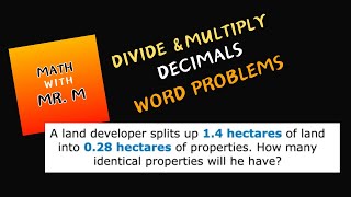 Solve word problems reflecting real life applications involving division of decimals [upl. by Hctim]