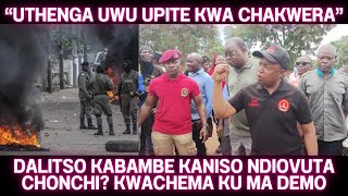 DALITSO KABAMBE NAYE WAFIKA KU MA DEMO NDIPO WAYANKHULA IZI AKUTI UTHENGA UWU UPITE KWA CHAKWERA [upl. by Aicilas]