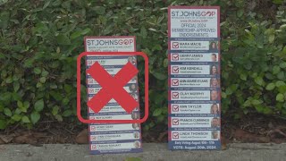 St Johns County Republicans confused by fraudulent voter guides arriving in mail [upl. by Simonette961]