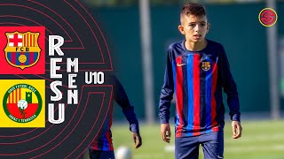 RESUMEN FC Barcelona vs Jàbac Terrassa Benjamín A U10 2023 [upl. by Erastus700]