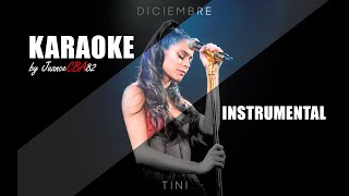 TINI  Diciembre  KARAOKE COMPLETO by JuanceCBA82 [upl. by Devine]