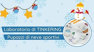 Laboratorio creativo Pupazzi di neve sportivi [upl. by Arther91]