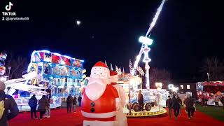 Winter wonderland stoke on trent rides christmas winterwonderland stokeontrent fair [upl. by Adiuqram600]