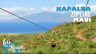 Things to Do in Maui Hawaii  Kapalua Ziplines [upl. by Krahmer]