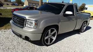 2007 GMC SWB Lowered Pickup Gold Ready to Purchase GodGivenTalent AutoMagic Mirror [upl. by Ninetta]