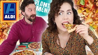 Aldi Vegan PIZZA Taste Test And REVIEW [upl. by Isiah207]