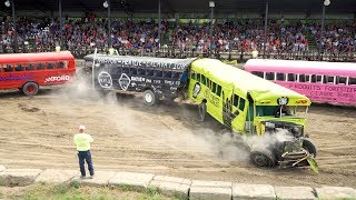 Demolition derby  BUS  Autobus Lachute 2019 [upl. by Otilrac]