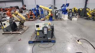 FANUC Arcmate 120ic Industrial Welding Robot  F140493 [upl. by Aleekahs]