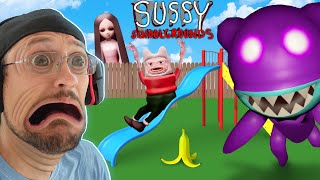 Its Adventure Time on Sussy Wussys Playground 🍌💀 FGTeeV Mashup Games [upl. by Thayer975]