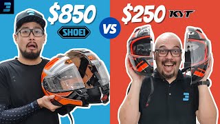 These Helmets Are Tough  850 Shoei Neotec 2 vs 250 KYT Convair Modular Helmets  To The Test [upl. by Kcirrad183]