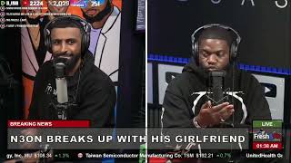 MYRON AND FRESH REACT TO N3ON BREAKING UP WITH GIRLFRIEND [upl. by Gabey]