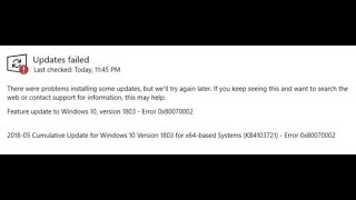 如何修复Windows 11 更新中的错误代码0x80070002？ [upl. by Steel]