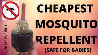 how to make mosquito repellent at home ALL NATURAL AND UNDER RUPEES 1 मच्छर भगाने का लिक्विड बनाये [upl. by Ittak260]