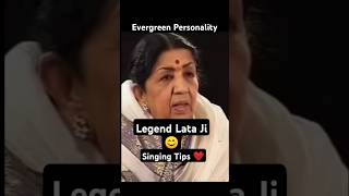 Lata Mangeshkar Ji Singing Tips ❤️ latamangeshkar latamangeshkarsongs shorts bollywood [upl. by Lamrert]