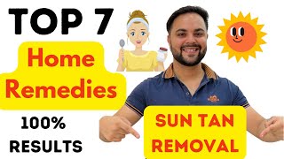 Top 7 Home Remedies For Instant Tan Removal  Best DTan at Home [upl. by Lethia14]