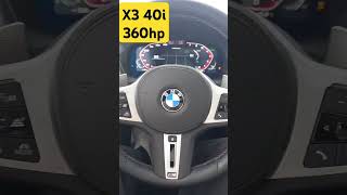 BMW X3 40i 360hp shorts trending automobile racing bmw [upl. by Innattirb352]