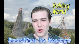 Visiting Holiday World for the First Time Reaction to Voyage [upl. by Lose]