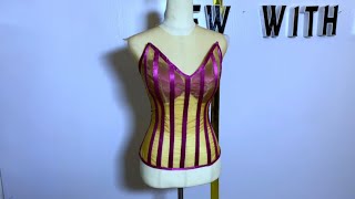 How to sew this stylish Victorian corset [upl. by Edniya845]