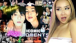 Taekook ICONIC Moments in 2023 that will Comfort you  REACTION [upl. by Oly171]