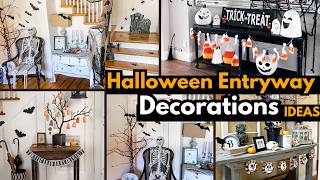 200 Best DIY Halloween Entryway Decorations Ideas for Indoor Hallways amp Table Displays [upl. by Asillem]