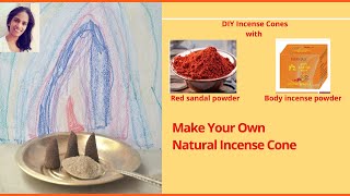 Make Your Own Natural Incense with Javadhu Powder and Red Sandal Powder l 4 Ingredient DIY Incense [upl. by Akemihs]