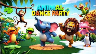 Animals Dance Party  Kids Songs amp Nursery Rhymes  Joyful Toons [upl. by Maryly]