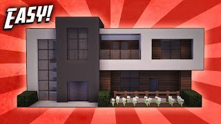 Minecraft How To Build A Small Modern House Tutorial 13 [upl. by Frans669]